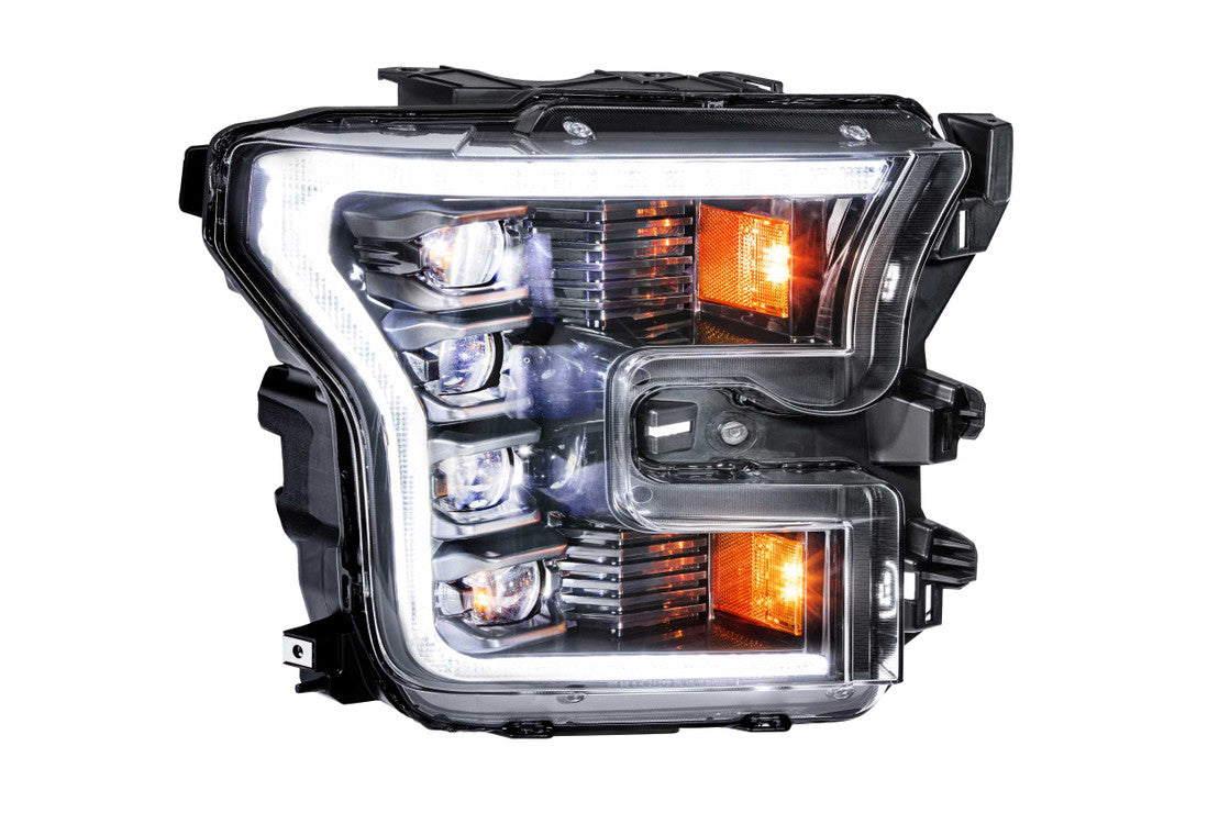 2015-2017 Ford F150 LED DRL Projector Headlights LED headlight kit AutoLEDTech Oracle Lighting Trendz Flow Series RGBHaloKits OneUpLighting Morimoto