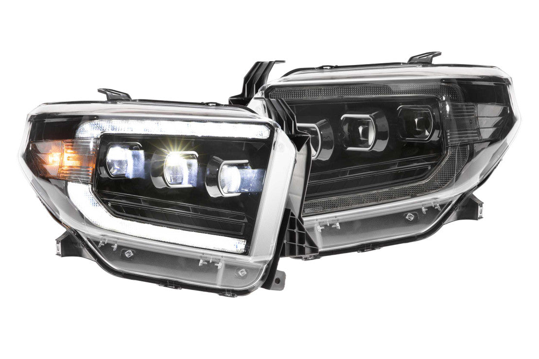 2014-2021 Toyota Tundra LED DRL Projector Replacement Headlights V2 LED headlight kit AutoLEDTech Oracle Lighting Trendz Flow Series RGBHaloKits OneUpLighting Morimoto