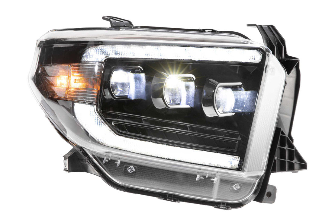 2014-2021 Toyota Tundra LED DRL Projector Replacement Headlights V2 LED headlight kit AutoLEDTech Oracle Lighting Trendz Flow Series RGBHaloKits OneUpLighting Morimoto