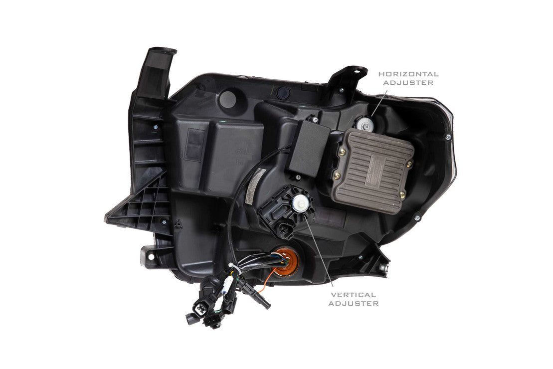 2014-2020 Toyota Tundra Amber LED DRL Projector Replacement Headlights V2 LED headlight kit AutoLEDTech Oracle Lighting Trendz Flow Series RGBHaloKits OneUpLighting Morimoto