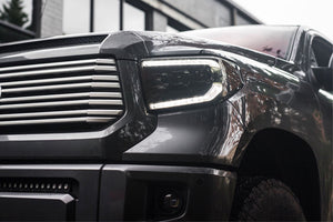 2014-2020 Toyota Tundra Amber LED DRL Projector Replacement Headlights V2 LED headlight kit AutoLEDTech Oracle Lighting Trendz Flow Series RGBHaloKits OneUpLighting Morimoto