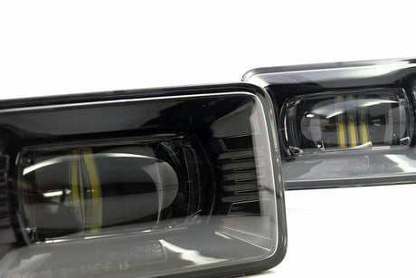2018-2020 Ford F150 Amber Orange LED DRL Projector Headlights LED headlight kit AutoLEDTech Oracle Lighting Trendz Flow Series RGBHaloKits OneUpLighting Morimoto
