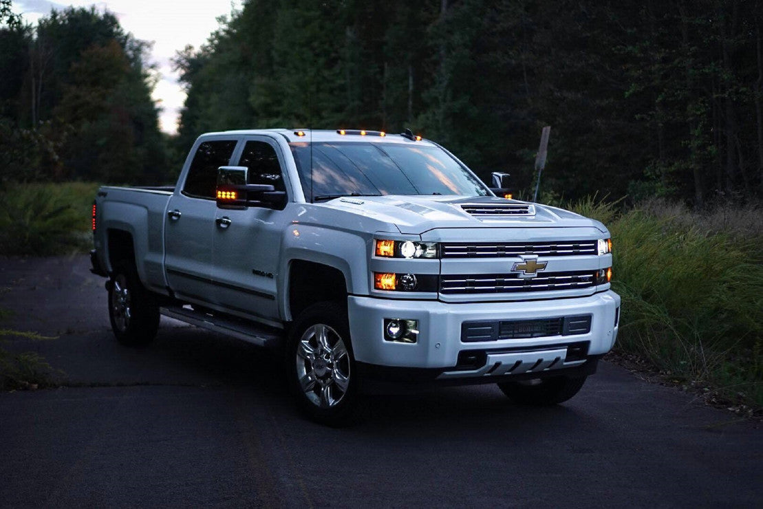 2015-2019 Chevrolet Silverado HD 2500 3500 LED DRL Projector Replacement Headlights