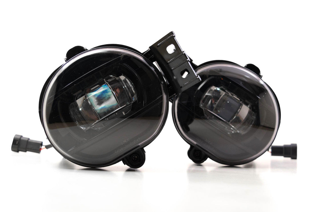 2006-2008 Dodge Ram LED DRL Projector Headlights - 2013+ Replica Design LED headlight kit AutoLEDTech Oracle Lighting Trendz Flow Series RGBHaloKits OneUpLighting Morimoto