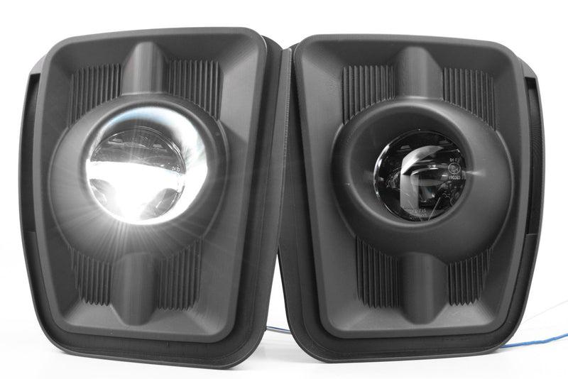 2009-2018 Dodge Ram 1500 2500 HD LED DRL Tri-Beam Projector Facelift Headlights LED headlight kit AutoLEDTech Oracle Lighting Trendz Flow Series RGBHaloKits OneUpLighting Morimoto