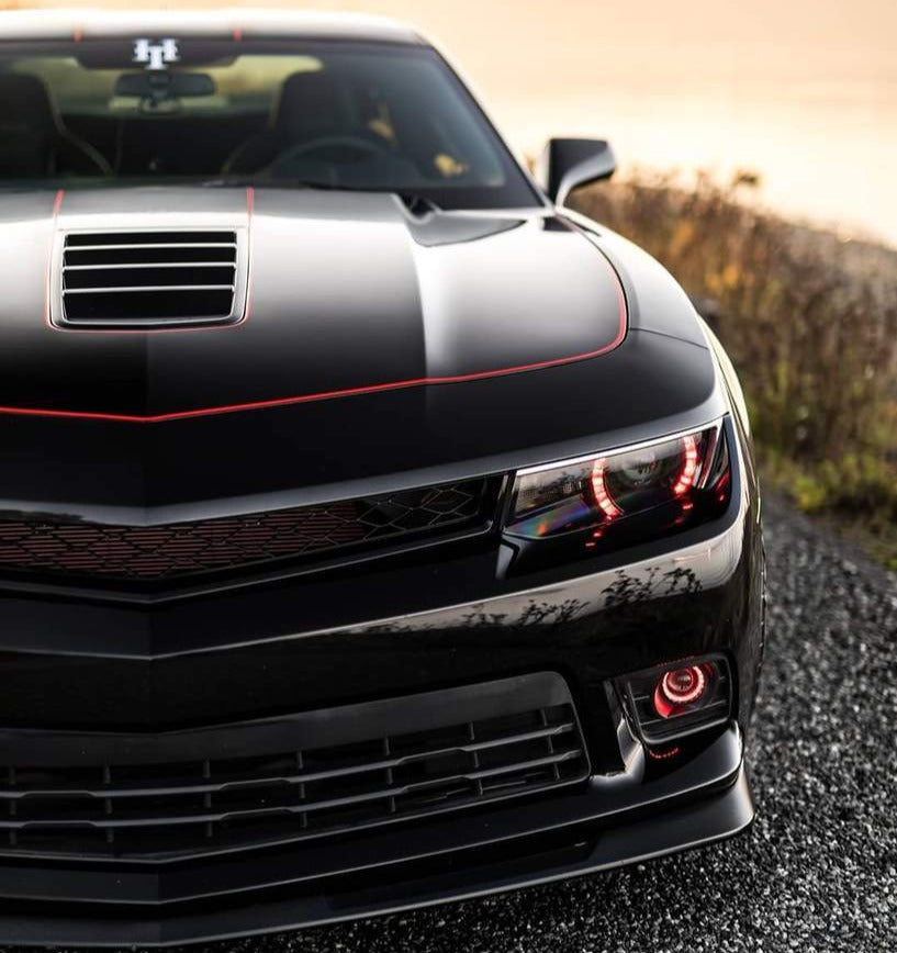 2014-2015 Chevrolet Camaro RS SS RGBW +A LED DRL Boards LED headlight kit AutoLEDTech Oracle Lighting Trendz Flow Series RGBHaloKits OneUpLighting Morimoto