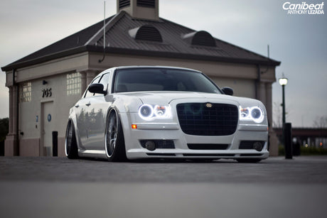 2005-2010 Chrysler 300C & SRT RGBW Color-Chasing Halo Kit LED headlight kit AutoLEDTech Oracle Lighting Trendz Flow Series RGBHaloKits OneUpLighting Morimoto