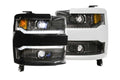 2015-2019 Chevrolet Silverado 2500 3500 HD LED DRL Projector Replacement Headlights LED headlight kit AutoLEDTech Oracle Lighting Trendz Flow Series RGBHaloKits OneUpLighting Morimoto
