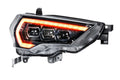 2014-2022 Toyota 4Runner Amber Orange LED DRL Projector Replacement Headlights LED headlight kit AutoLEDTech Oracle Lighting Trendz Flow Series RGBHaloKits OneUpLighting Morimoto