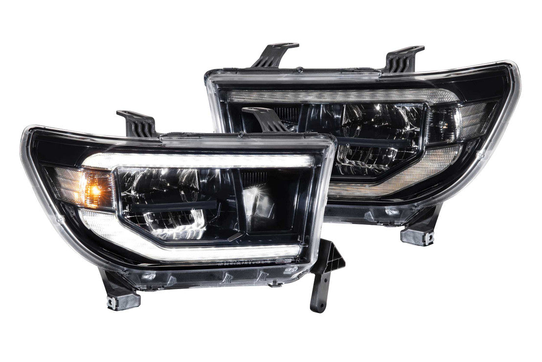 2007-2013 Toyota Tundra LED DRL Projector Replacement Headlights LED headlight kit AutoLEDTech Oracle Lighting Trendz Flow Series RGBHaloKits OneUpLighting Morimoto