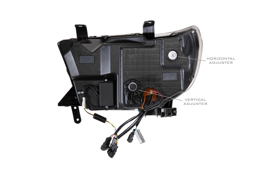 2007-2013 Toyota Tundra LED DRL Projector Replacement Headlights LED headlight kit AutoLEDTech Oracle Lighting Trendz Flow Series RGBHaloKits OneUpLighting Morimoto