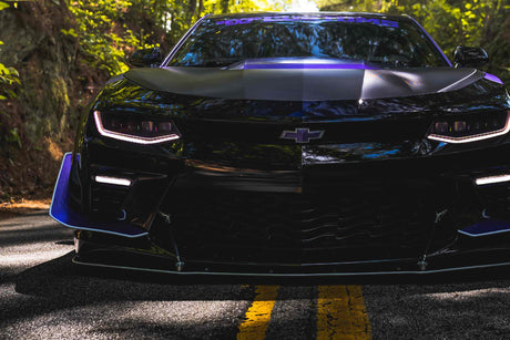 2016-2018 Chevrolet Camaro LED DRL Projector Headlights LED headlight kit AutoLEDTech Oracle Lighting Trendz Flow Series RGBHaloKits OneUpLighting Morimoto