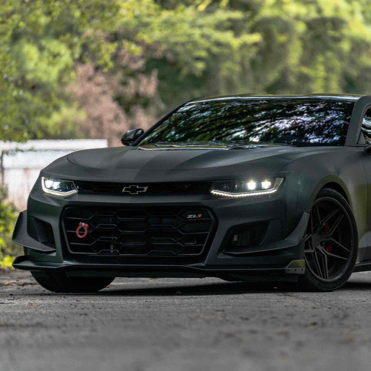 2016-2018 Chevrolet Camaro LED DRL Projector Headlights LED headlight kit AutoLEDTech Oracle Lighting Trendz Flow Series RGBHaloKits OneUpLighting Morimoto