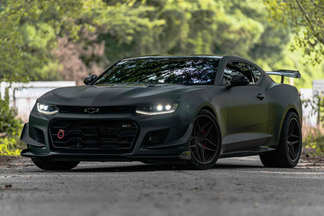 2016-2018 Chevrolet Camaro LED DRL Projector Headlights LED headlight kit AutoLEDTech Oracle Lighting Trendz Flow Series RGBHaloKits OneUpLighting Morimoto