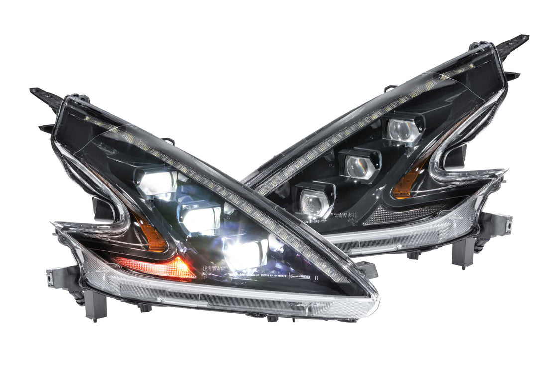 2008-2020 Nissan 370z LED DRL Projector Replacement Headlights LED headlight kit AutoLEDTech Oracle Lighting Trendz Flow Series RGBHaloKits OneUpLighting Morimoto