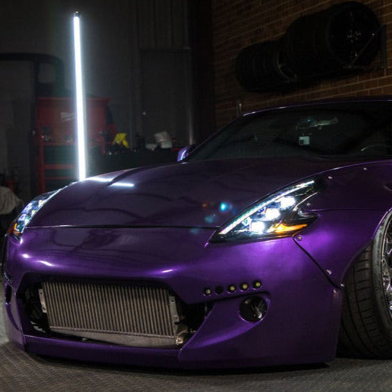 2008-2020 Nissan 370z LED DRL Projector Replacement Headlights LED headlight kit AutoLEDTech Oracle Lighting Trendz Flow Series RGBHaloKits OneUpLighting Morimoto