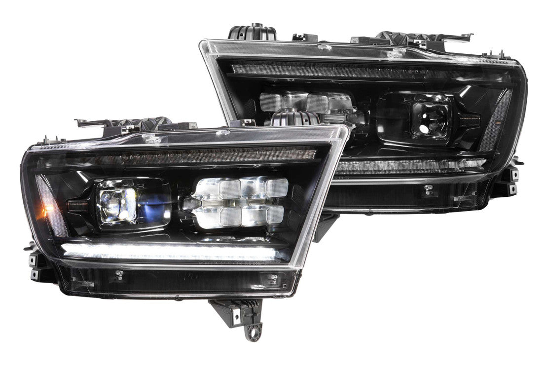 2019-2023 Ram 1500 LED DRL Projector Replacement Headlights LED headlight kit AutoLEDTech Oracle Lighting Trendz Flow Series RGBHaloKits OneUpLighting Morimoto