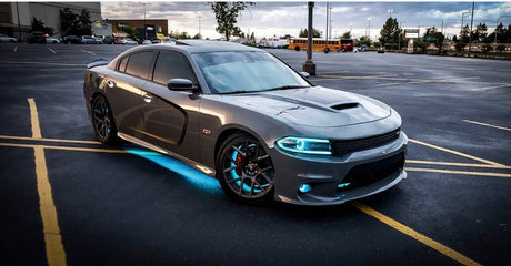Rigid Aluminum-Cased LED Underbody Underglow Lights Kit (RGB RGBW Flow Series) LED headlight kit AutoLEDTech Oracle Lighting Trendz Flow Series RGBHaloKits OneUpLighting Morimoto