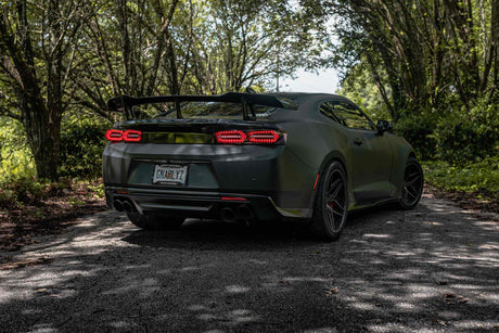 2016-2018 Chevrolet Camaro LED DRL Projector Headlights LED headlight kit AutoLEDTech Oracle Lighting Trendz Flow Series RGBHaloKits OneUpLighting Morimoto