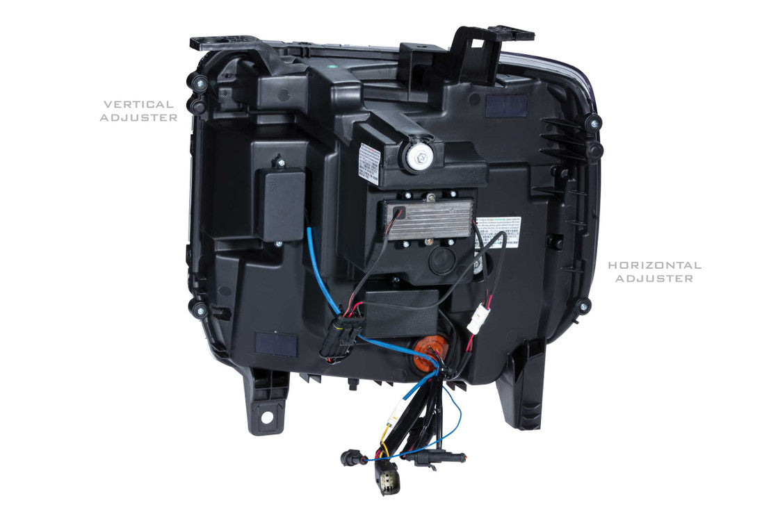 2014-2019 GMC Sierra 1500 2500 HD LED DRL Projector Replacement Headlights LED headlight kit AutoLEDTech Oracle Lighting Trendz Flow Series RGBHaloKits OneUpLighting Morimoto