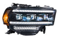 2019-2023 Ram HD 2500 3500 4500 LED DRL Projector Replacement Headlights LED headlight kit AutoLEDTech Oracle Lighting Trendz Flow Series RGBHaloKits OneUpLighting Morimoto