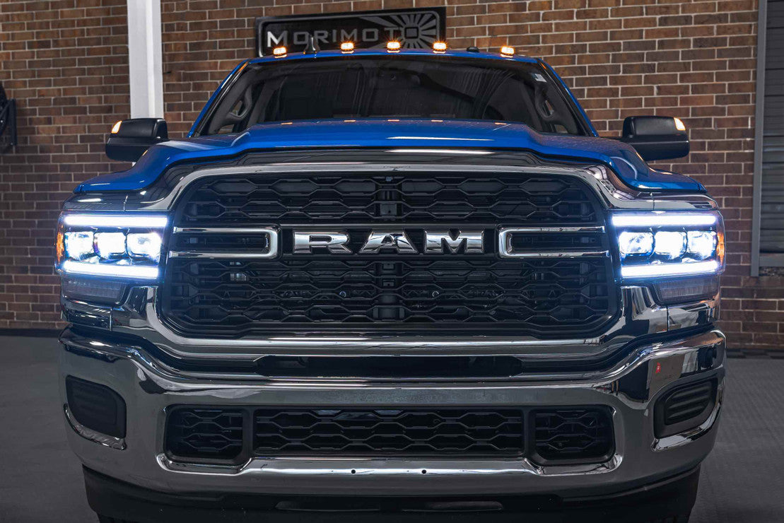 2019-2023 Ram HD 2500 3500 4500 LED DRL Projector Replacement Headlights LED headlight kit AutoLEDTech Oracle Lighting Trendz Flow Series RGBHaloKits OneUpLighting Morimoto