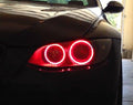 2007-2012 BMW E90 E91 E92 3 Series RGBW Color-Chasing Angel Eye LED Halo Kit LED headlight kit AutoLEDTech Oracle Lighting Trendz Flow Series RGBHaloKits OneUpLighting Morimoto