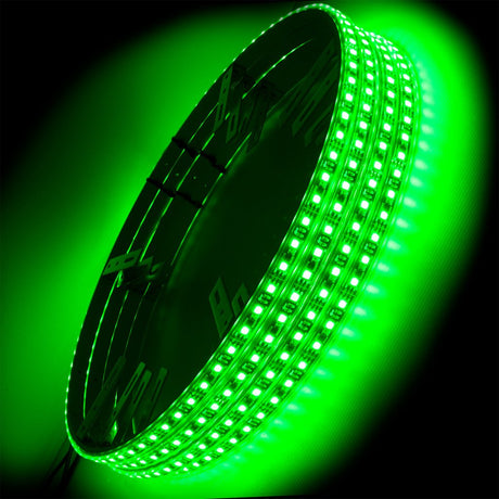 Color-Changing RGB & RGBW LED Wheel Ring Lights Kit LED headlight kit AutoLEDTech Oracle Lighting Trendz Flow Series RGBHaloKits OneUpLighting Morimoto