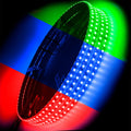 Color-Changing RGB & RGBW LED Wheel Ring Lights Kit LED headlight kit AutoLEDTech Oracle Lighting Trendz Flow Series RGBHaloKits OneUpLighting Morimoto