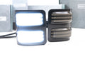 2011-2016 Ford F250 F350 Super Duty Sequential Switchback LED Smoked Mirror Lights LED headlight kit AutoLEDTech Oracle Lighting Trendz Flow Series RGBHaloKits OneUpLighting Morimoto