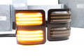 2011-2016 Ford F250 F350 Super Duty Sequential Switchback LED Smoked Mirror Lights LED headlight kit AutoLEDTech Oracle Lighting Trendz Flow Series RGBHaloKits OneUpLighting Morimoto
