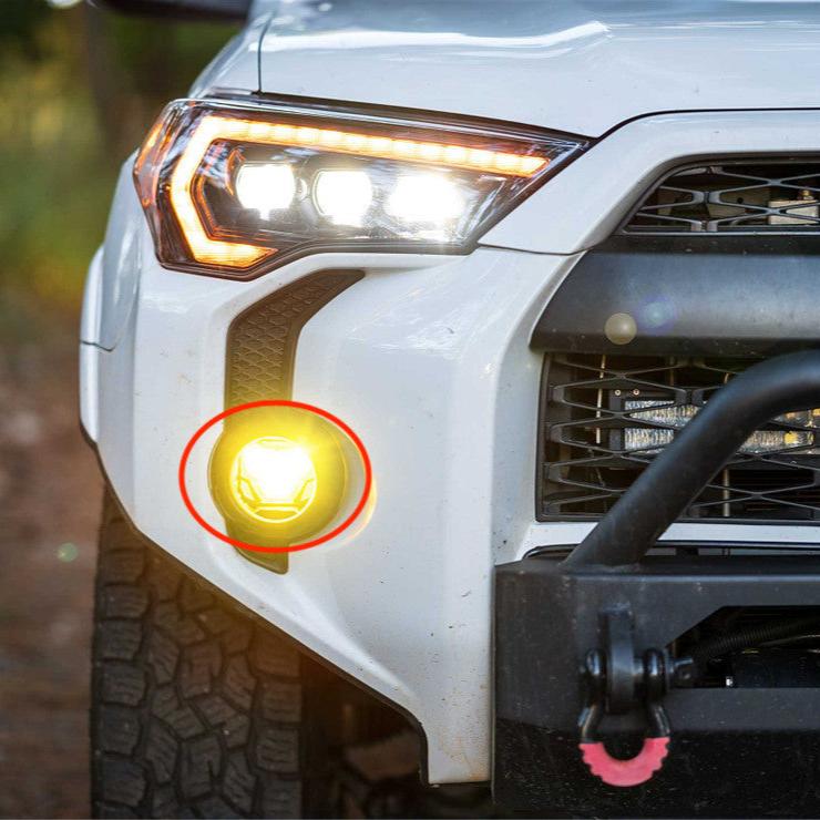 2014-2022 Toyota 4Runner 4Banger LED Fog Light Pod Assemblies LED headlight kit AutoLEDTech Oracle Lighting Trendz Flow Series RGBHaloKits OneUpLighting Morimoto