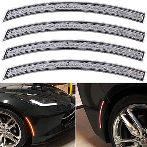 2014-2019 Chevrolet C7 Corvette Clear or Smoked LED Side Markers Rear Marker Lights LED headlight kit AutoLEDTech Oracle Lighting Trendz Flow Series RGBHaloKits OneUpLighting Morimoto