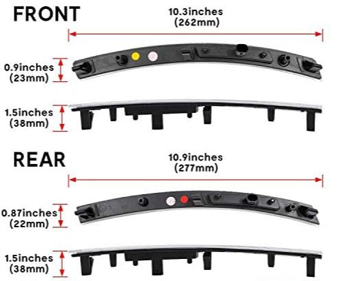 2014-2019 Chevrolet C7 Corvette Clear or Smoked LED Side Markers Rear Marker Lights LED headlight kit AutoLEDTech Oracle Lighting Trendz Flow Series RGBHaloKits OneUpLighting Morimoto