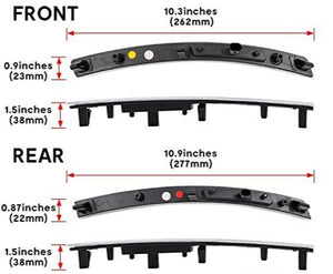 2014-2019 Chevrolet C7 Corvette Clear or Smoked LED Side Markers Rear Marker Lights LED headlight kit AutoLEDTech Oracle Lighting Trendz Flow Series RGBHaloKits OneUpLighting Morimoto