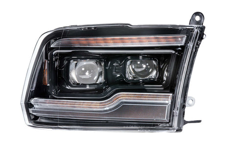 2009-2018 Dodge Ram 1500 2500 HD Amber LED DRL Projector Headlights LED headlight kit AutoLEDTech Oracle Lighting Trendz Flow Series RGBHaloKits OneUpLighting Morimoto