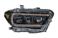 2016-2023 Toyota Tacoma Amber Orange LED DRL Projector Replacement Headlights LED headlight kit AutoLEDTech Oracle Lighting Trendz Flow Series RGBHaloKits OneUpLighting Morimoto