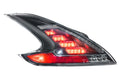 2008-2020 Nissan 370z LED Replacement Tail Light Assemblies - Smoked LED headlight kit AutoLEDTech Oracle Lighting Trendz Flow Series RGBHaloKits OneUpLighting Morimoto