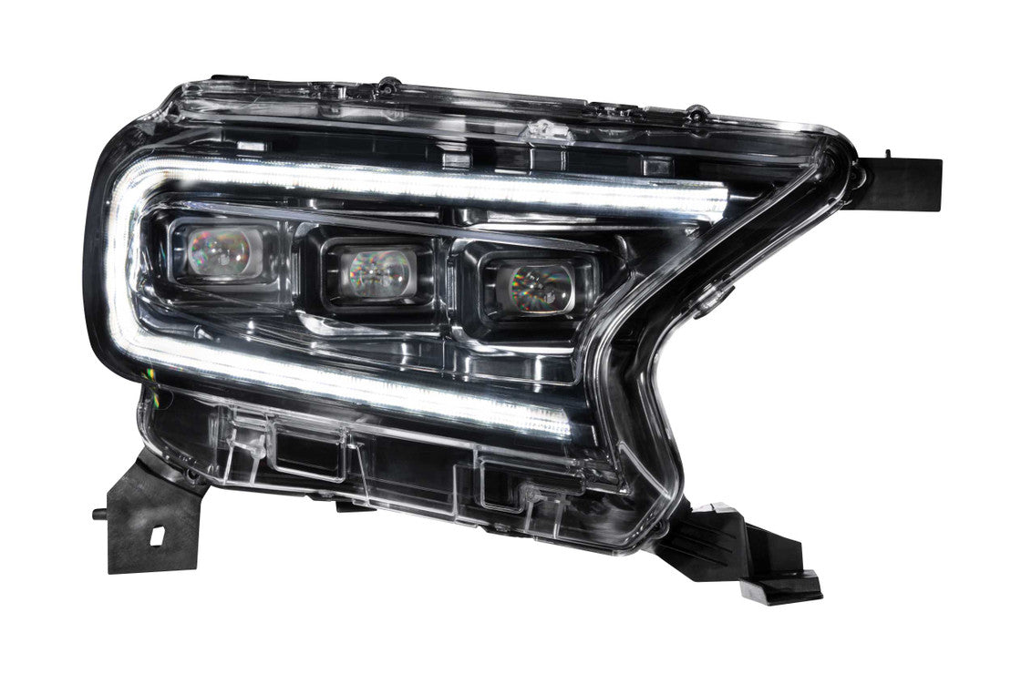 2019-2022 Ford Ranger LED DRL Projector Replacement Headlights LED headlight kit AutoLEDTech Oracle Lighting Trendz Flow Series RGBHaloKits OneUpLighting Morimoto