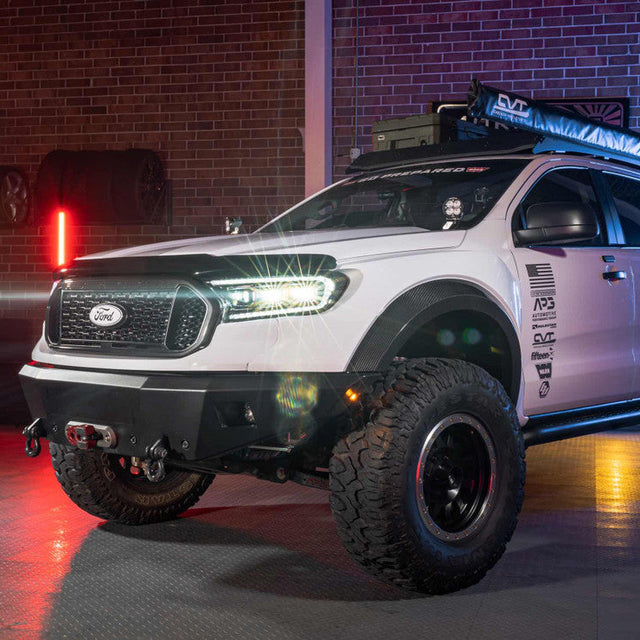 2019-2022 Ford Ranger LED DRL Projector Replacement Headlights LED headlight kit AutoLEDTech Oracle Lighting Trendz Flow Series RGBHaloKits OneUpLighting Morimoto