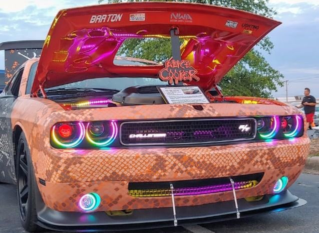 Dodge challenger custom headlights deals