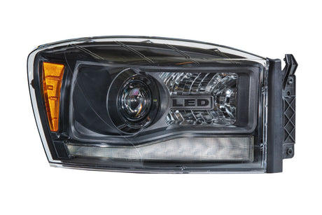 2006-2008 Dodge Ram LED DRL Projector Headlights - 2013+ Replica Design LED headlight kit AutoLEDTech Oracle Lighting Trendz Flow Series RGBHaloKits OneUpLighting Morimoto