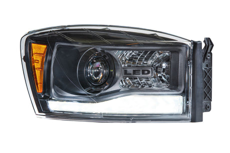 2006-2008 Dodge Ram LED DRL Projector Headlights - 2013+ Replica Design LED headlight kit AutoLEDTech Oracle Lighting Trendz Flow Series RGBHaloKits OneUpLighting Morimoto