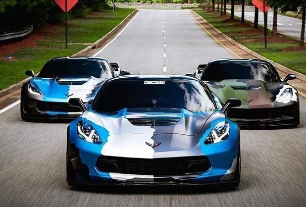 2014-2019 Chevrolet C7 Corvette LED DRL Projector Headlights - Aventador Style LED headlight kit AutoLEDTech Oracle Lighting Trendz Flow Series RGBHaloKits OneUpLighting Morimoto