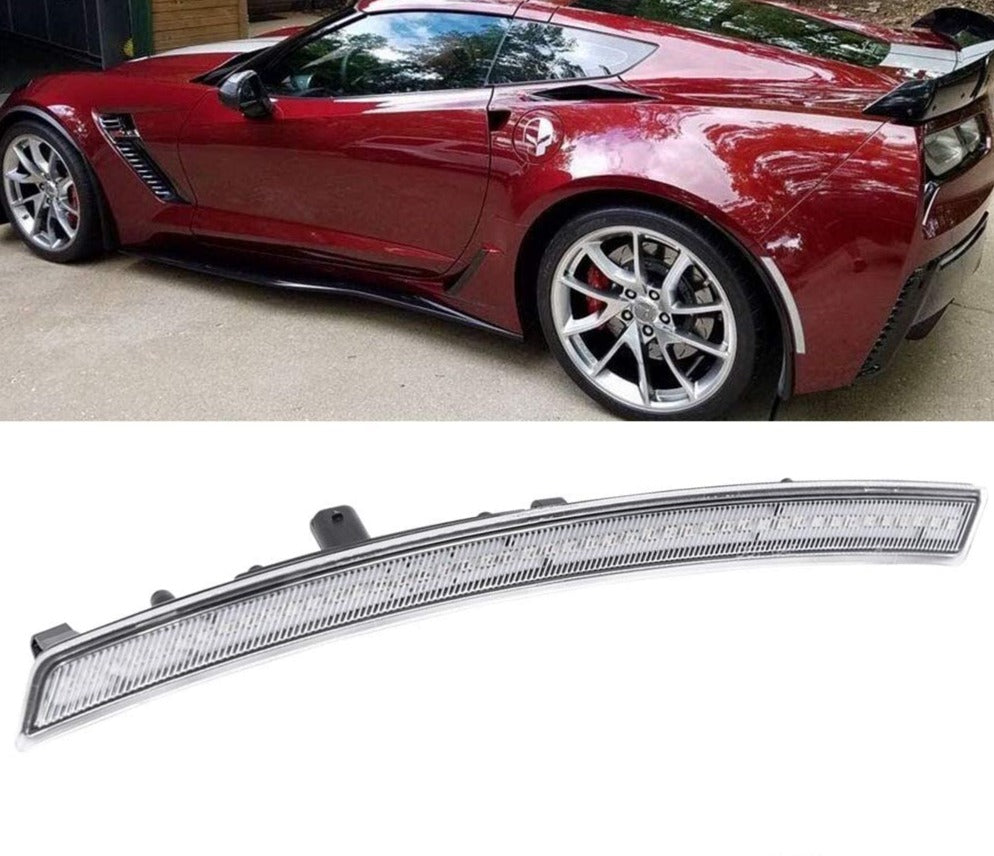 2014-2019 Chevrolet C7 Corvette Clear or Smoked LED Side Markers Rear Marker Lights LED headlight kit AutoLEDTech Oracle Lighting Trendz Flow Series RGBHaloKits OneUpLighting Morimoto