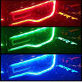 2011-2021 Jeep Grand Cherokee WK2 RGBW Color-Chasing LED DRL Replacement Headlights - Halogen to LED DRL HID Conversion LED headlight kit AutoLEDTech Oracle Lighting Trendz Flow Series RGBHaloKits OneUpLighting Morimoto