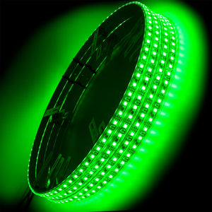 Color-Changing RGB & RGBW LED Wheel Ring Lights Kit LED headlight kit AutoLEDTech Oracle Lighting Trendz Flow Series RGBHaloKits OneUpLighting Morimoto