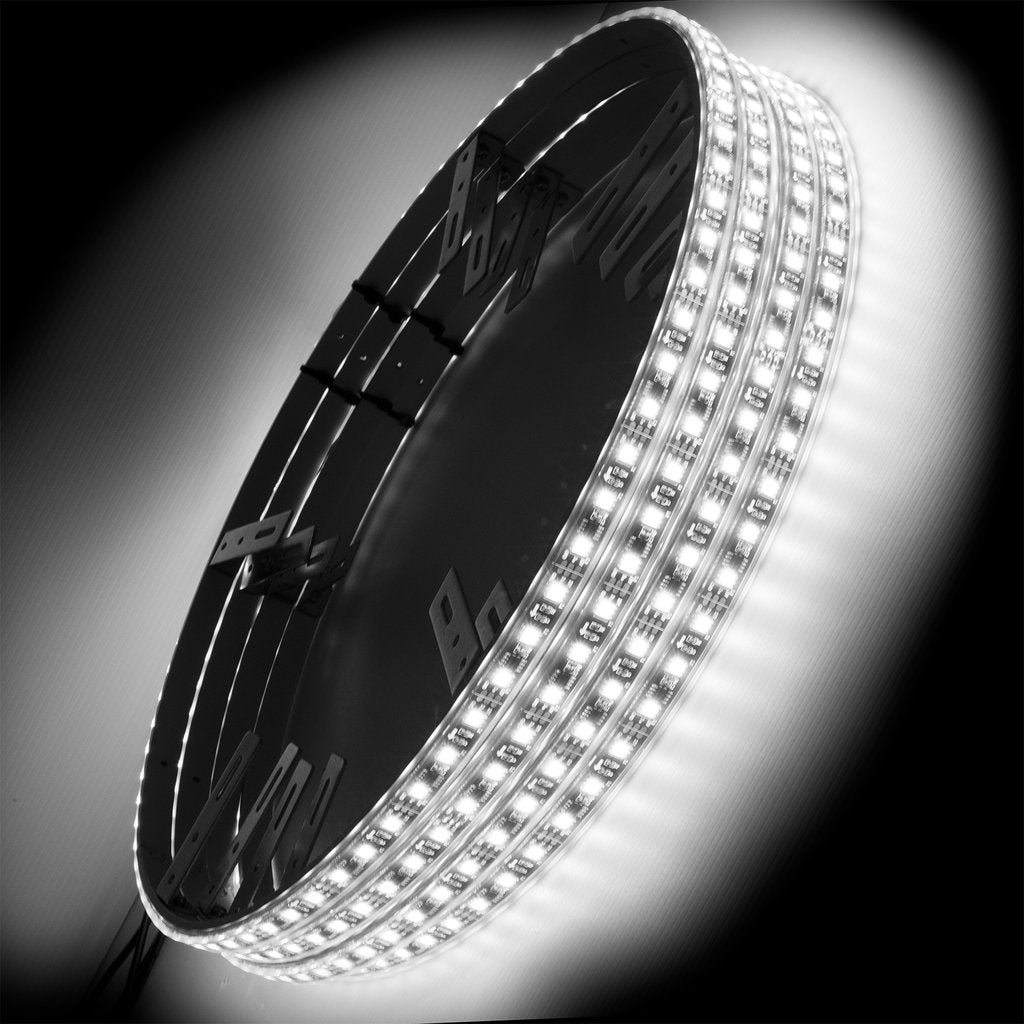 Color-Changing RGB & RGBW LED Wheel Ring Lights Kit LED headlight kit AutoLEDTech Oracle Lighting Trendz Flow Series RGBHaloKits OneUpLighting Morimoto