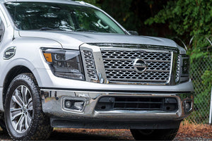 2016-2022 Nissan Titan LED DRL Quad Beam Projector Replacement Headlights LED headlight kit AutoLEDTech Oracle Lighting Trendz Flow Series RGBHaloKits OneUpLighting Morimoto