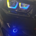2011-2014 Dodge Charger RGBW Color-Chasing Spec-D LED Halo DRL Headlights (Flow Series) LED headlight kit AutoLEDTech Oracle Lighting Trendz Flow Series RGBHaloKits OneUpLighting Morimoto